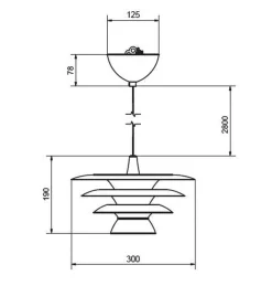 Belid Kjøkkenbelysning Tak|Takpendler<DaVinci takpendel 30 cm E14
