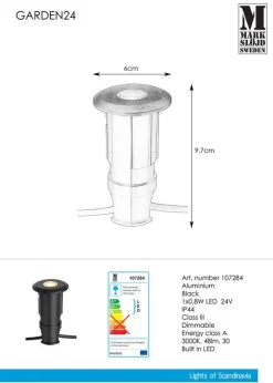 Marksløjd Garden 24 System<Decklight 0,8W - Garden 24 -