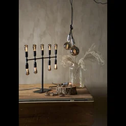 Ms - belysning Dekorpære E14|Led-Pærer E14 Sokkel<Decoration Globe smoke 95mm, dimbar E14 1,4W - Smoke