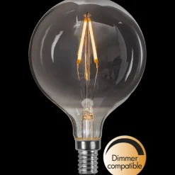Star Trading Dekorpære E14|Led-Pærer E14 Sokkel<Decoration Globe smoke 80mm, dimbar E14 1,5W - Smoke