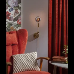 Star Trading Dekorpære E14|Led-Pærer E14 Sokkel<Decoration Globe smoke 80mm, dimbar E14 1,5W - Smoke