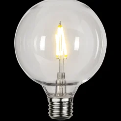 Star Trading Led-Pærer E27 Sokkel<Dekorativ utendørs LED filament E27 95mm 2700K Plast