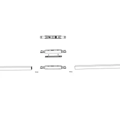 Antidark Kjøkkenbelysning Tak|Designline<Designline sentertilkobling -