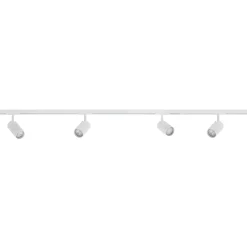 Antidark Kjøkkenbelysning Tak|Designline<Designline Tube komplett 1,9 meter spotskinne med 4 spotter GU10 -