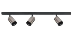 Antidark Kjøkkenbelysning Tak|Designline<Designline Tube Pro komplett 1 meter spotskinne med 3 spotter GU10 - /Titanium