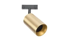 Antidark Kjøkkenbelysning Tak|Designline<Designline Tube Pro komplett 1 meter spotskinne med 3 spotter GU10 - Svart/Messing