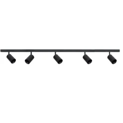 Antidark Kjøkkenbelysning Tak|Designline<Designline Tube Pro komplett 1.9 meter spotskinne med 5 spotter GU10 -