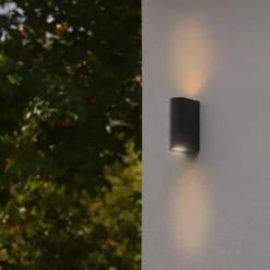 Nordlux Utelamper Med Opp/Ned Lys<Dion dobbel vegglampe utendørs opp/ned IP44