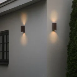 Nordlux Utelamper Med Opp/Ned Lys<Dion dobbel vegglampe utendørs opp/ned IP44