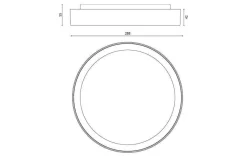 Sg Armaturen As Lightup-Pris|Kjøkkenbelysning Tak<Disc 290 taklampe 17W 2700K