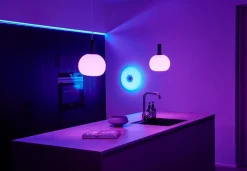 Nordlux Baderomsbelysning Tak|Barneromsbelysning<Djay smart color taklampe m/høyttaler IP44 21W -