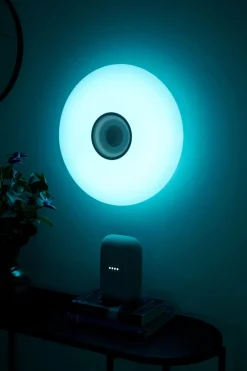 Nordlux Baderomsbelysning Tak|Barneromsbelysning<Djay smart color taklampe m/høyttaler IP44 21W -