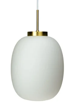 Dyberg Larsen Kjøkkenbelysning Tak|Takpendler<DL39 takpendel - Messing/Opal glass