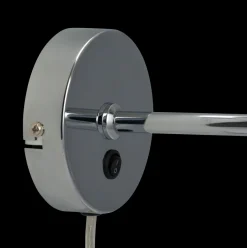 Dyberg Larsen Interiørlamper|Leselamper<DL20 vegglampe - Krom/Opal glass