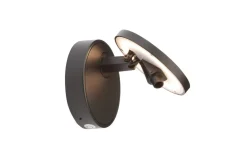 Antidark Leselamper<Dot vegglampe 7+3W med dimmer -