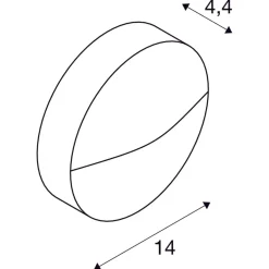 Slv Utelamper Med Opp/Ned Lys<Downunder round vegglampe utendørs 4,3W 3000/4000 Kelvin IP65