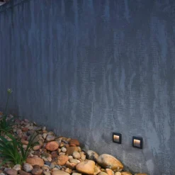 Slv Utelamper Med Opp/Ned Lys<Downunder S innfelt vegglampe utendørs 1,7W 3000 Kelvin IP55