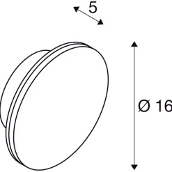 Slv Utelamper Til Kystområder|Utelamper - Veggskjold / Plafond<D-ring 16 cm vegglampe utendørs 7,5W 2700/3000 kelvin IP65 - dimbar