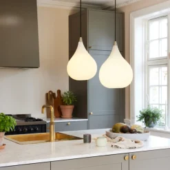 Halo Designs Kjøkkenbelysning Tak|Takpendler<Drops pendel 38 - Opal