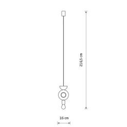 Nowodvorski Takpendler|Kjøkkenbelysning Tak<Drops wood F takpendel - Svart/Trefarget