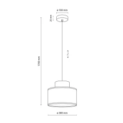 TK Lighting Kjøkkenbelysning Tak|Takpendler<Duo takpendel 38 cm