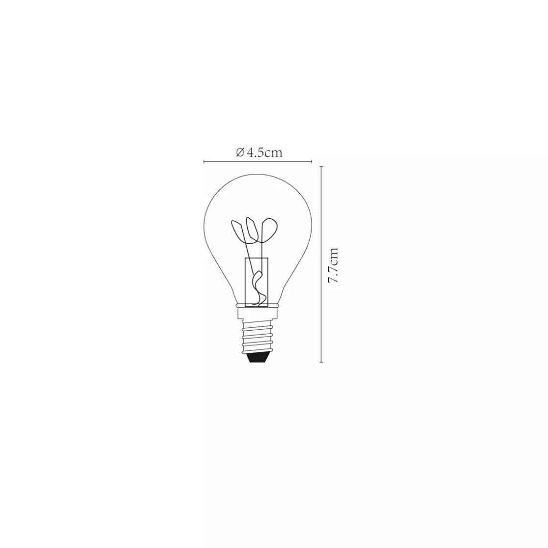 Lucide Led-Pærer E14 Sokkel<E14 Filament 3W 2200k -