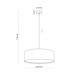 TK Lighting Kjøkkenbelysning Tak|Takpendler<Earth takpendel 50 cm