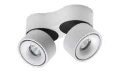 Antidark Kjøkkenbelysning Tak|Spotter & Skinner<Easy W2100 Double takspot 2x10W 2700K Dimbar Hull for ledning -