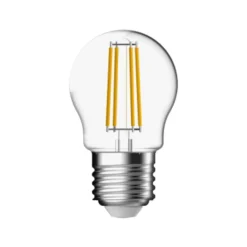 NorDesign Led-Pærer E27 Sokkel<Ecolux E27 Filament LED 4W 2700K 45 mm dimbar - Klar
