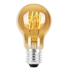 NorDesign Led-Pærer E27 Sokkel<Ecolux E27 Spiral filament 4W 2200K 60 mm dimbar - Amber