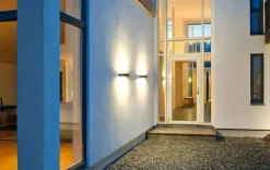 Sg Armaturen As Utelamper Med Opp/Ned Lys<Edge vegglampe opp/ned 10W 2700 Kelvin dimbar IP65