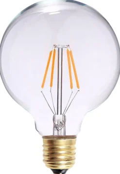 Ms - belysning Led-Pærer E27 Sokkel<Edison globe filament E27 6W LED 125mm - 3 step dim