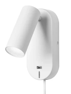 Nielsen Light Leselamper|Vegglamper Med Usb<Ego vegglampe dimbar m/ USB -