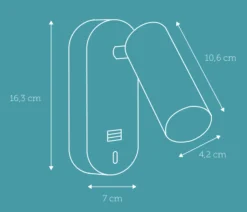 Nielsen Light Leselamper|Vegglamper Med Usb<Ego vegglampe dimbar m/ USB -