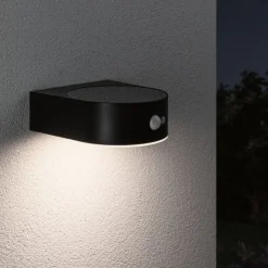 Paulmann Solcellebelysning|Utelamper Med Opp/Ned Lys<Eileen vegglampe utendørs 5,5W 3000 Kelvin m/bevegelses sensor - Solcelle