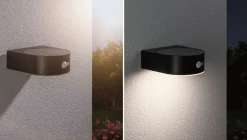 Paulmann Solcellebelysning|Utelamper Med Opp/Ned Lys<Eileen vegglampe utendørs 5,5W 3000 Kelvin m/bevegelses sensor - Solcelle