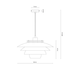 Dyberg Larsen Kjøkkenbelysning Tak|Takpendler<Ejka mini takpendel 30 cm