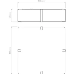 Astro Lighting Kjøkkenbelysning Tak|Taklamper / Takplafonder<Elba Square 500 taklampe
