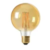 Pr home of Scandinavia Ab Led-Pærer E27 Sokkel<ELECT LED 3-STEP DIM Globe Gold 125mm