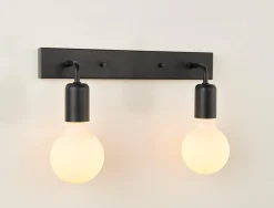 Ms - belysning Baderomsbelysning Vegg<Eliott dobbel vegglampe IP21 -