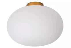 Lucide Kjøkkenbelysning Tak|Taklamper / Takplafonder<Elysee taklampe 38 cm - Opal/Gullfarget