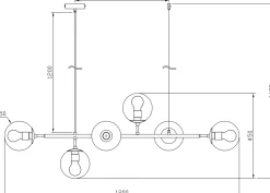 NorDesign Kjøkkenbelysning Tak|Takpendler<Emrik takpendel uten kupler -