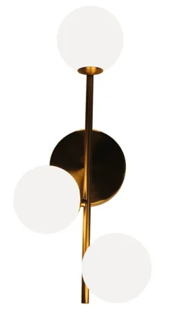 NorDesign Kjøkkenbelysning Tak|Taklamper / Takplafonder<Emrik vegg/tak lampe - Messingfarget/Opal