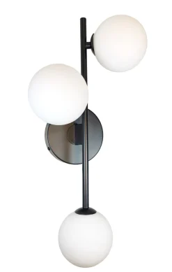 NorDesign Kjøkkenbelysning Tak|Taklamper / Takplafonder<Emrik vegg/tak lampe - Svart/Opal