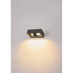 Slv Utelamper Med Opp/Ned Lys<Eskina frame dobbel vegglampe utendørs 27W 3000/4000 Kelvin IP65