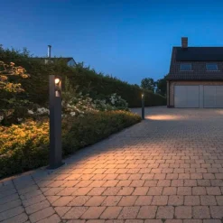 Slv Pullert<Eskina pullert 125 cm IP65 27W 3000/4000 Kelvin