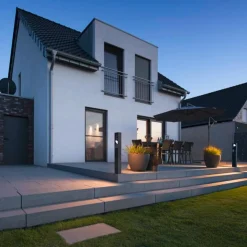 Slv Pullert<Eskina pullert 75 cm IP65 27W 3000/4000 Kelvin