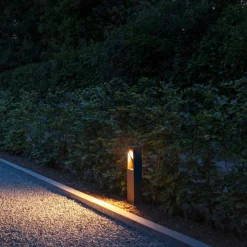 Slv Pullert<Eskina pullert 45 cm 15W 3000/4000 Kelvin IP65