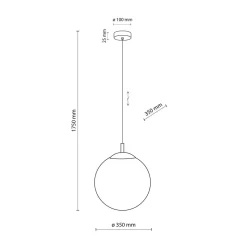 TK Lighting Kjøkkenbelysning Tak|Takpendler<Esme takpendel 35 cm