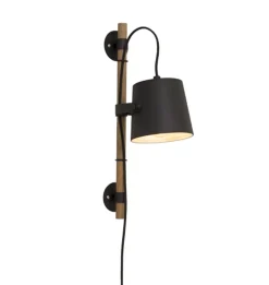 Aneta Lighting Leselamper<Espresso vegglampe - /tre